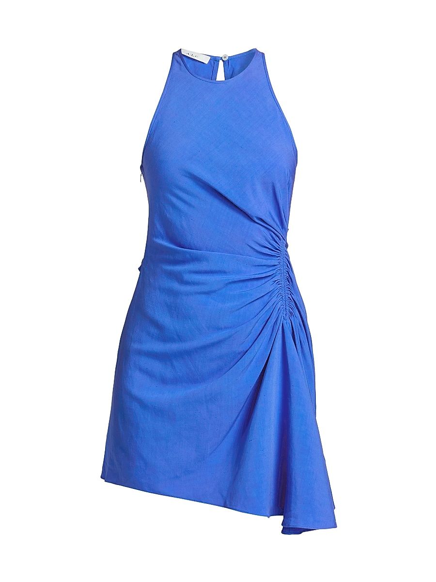 Women's Rue Gathered Minidress - Boca Blue - Size 14