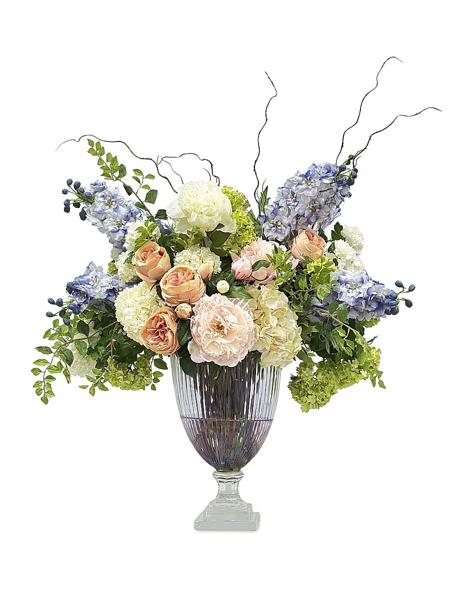 Everyday Newness Refresh Imitation Mixed Flowers in Ceramic Vase