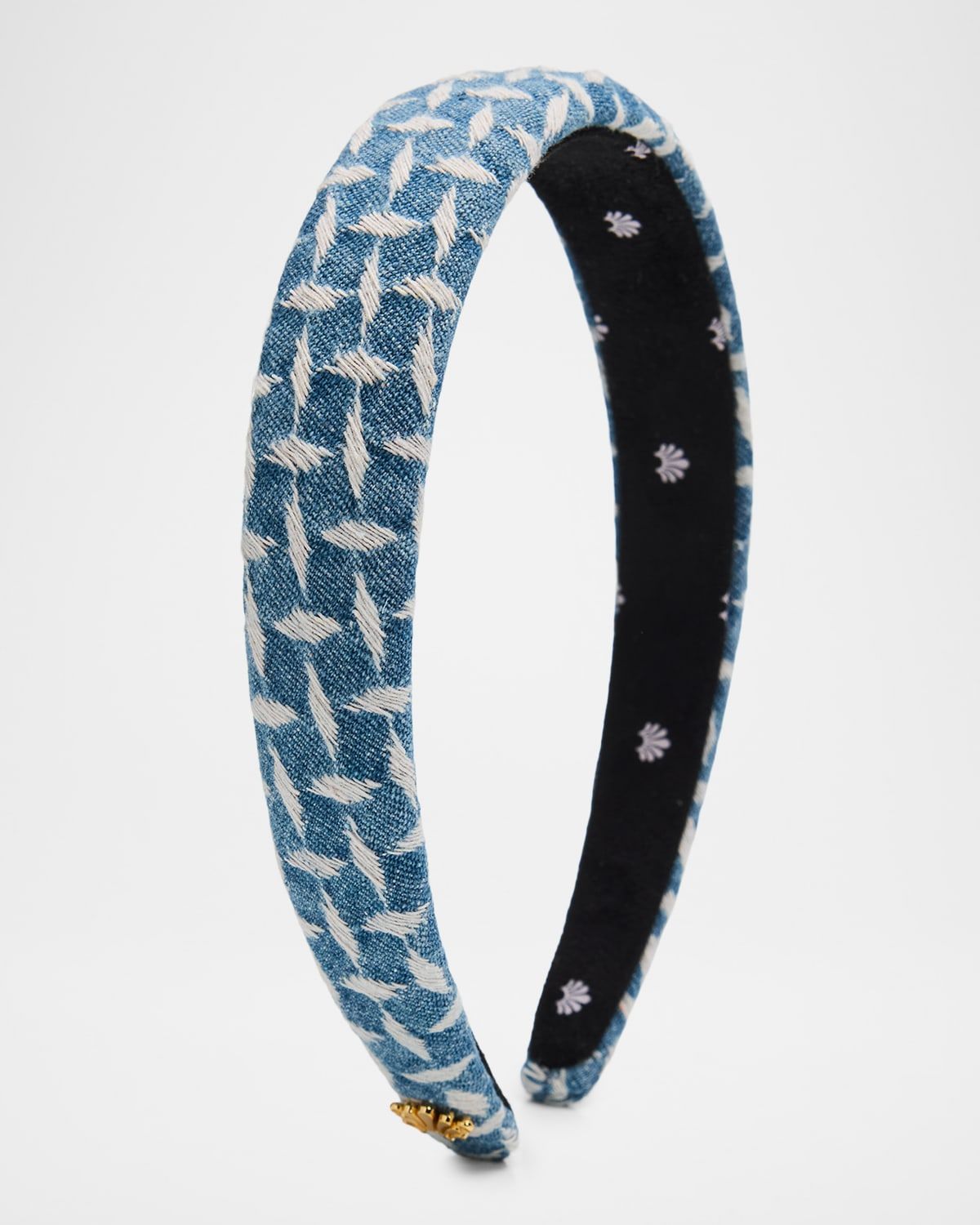 Charlotte Lattice Denim Headband
