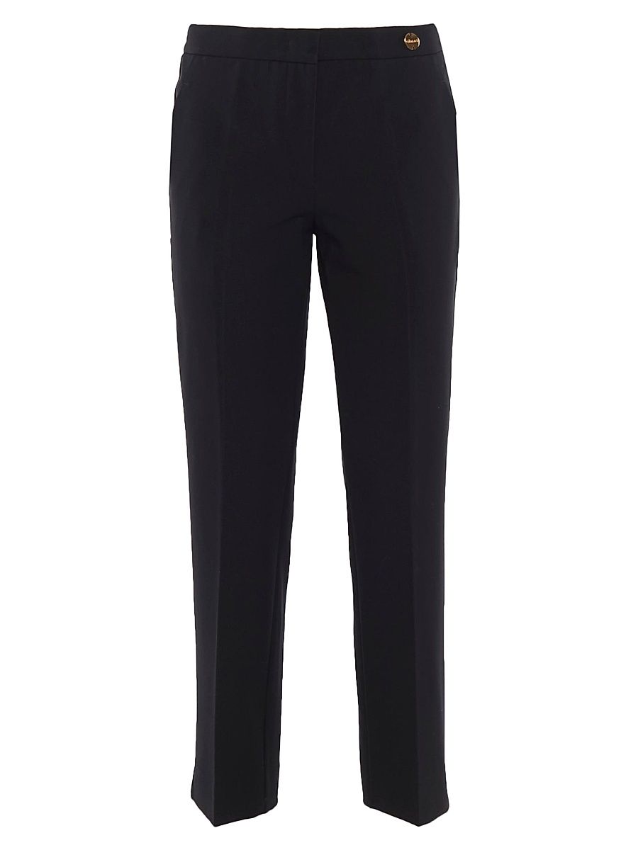 Women's Charlotte Stretch Jersey Cropped Boy Pants - Black - Size 14