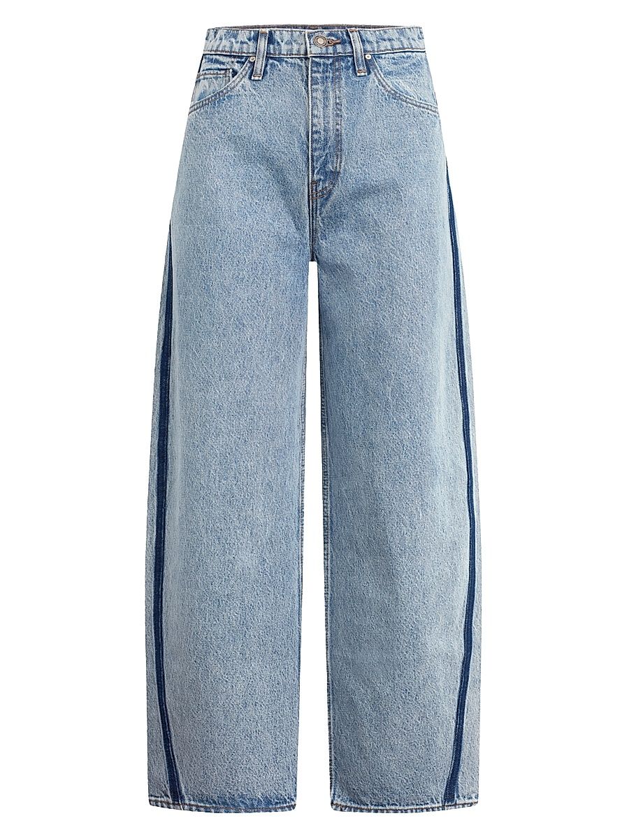 Women's Courtney Mid-Rise Wide-Leg Jeans - Arcade - Size 29