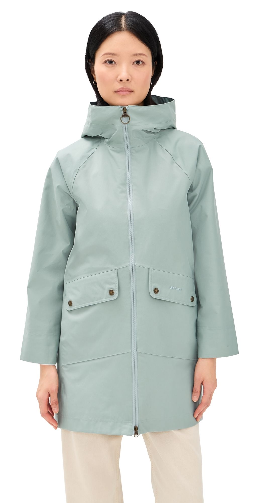 Barbour Barbour Heron Jacket Blue Sage/Gardenia 4