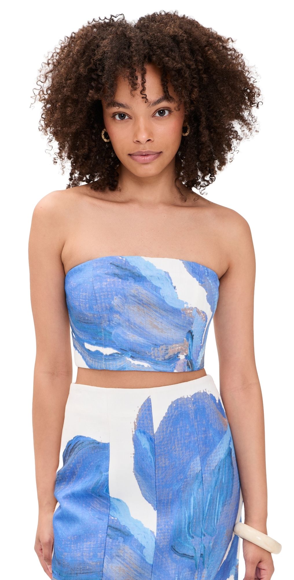 Significant Other Rumi Strapless Top Spliced Bloom 8