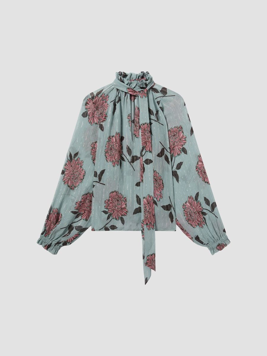 La DoubleJ Women's Cerere Blouse - Feria Light Blue - Size XXL