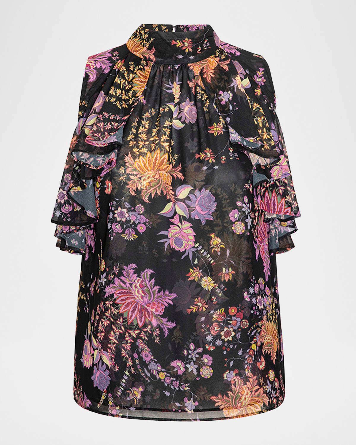 Kyra Floral Chiffon Top