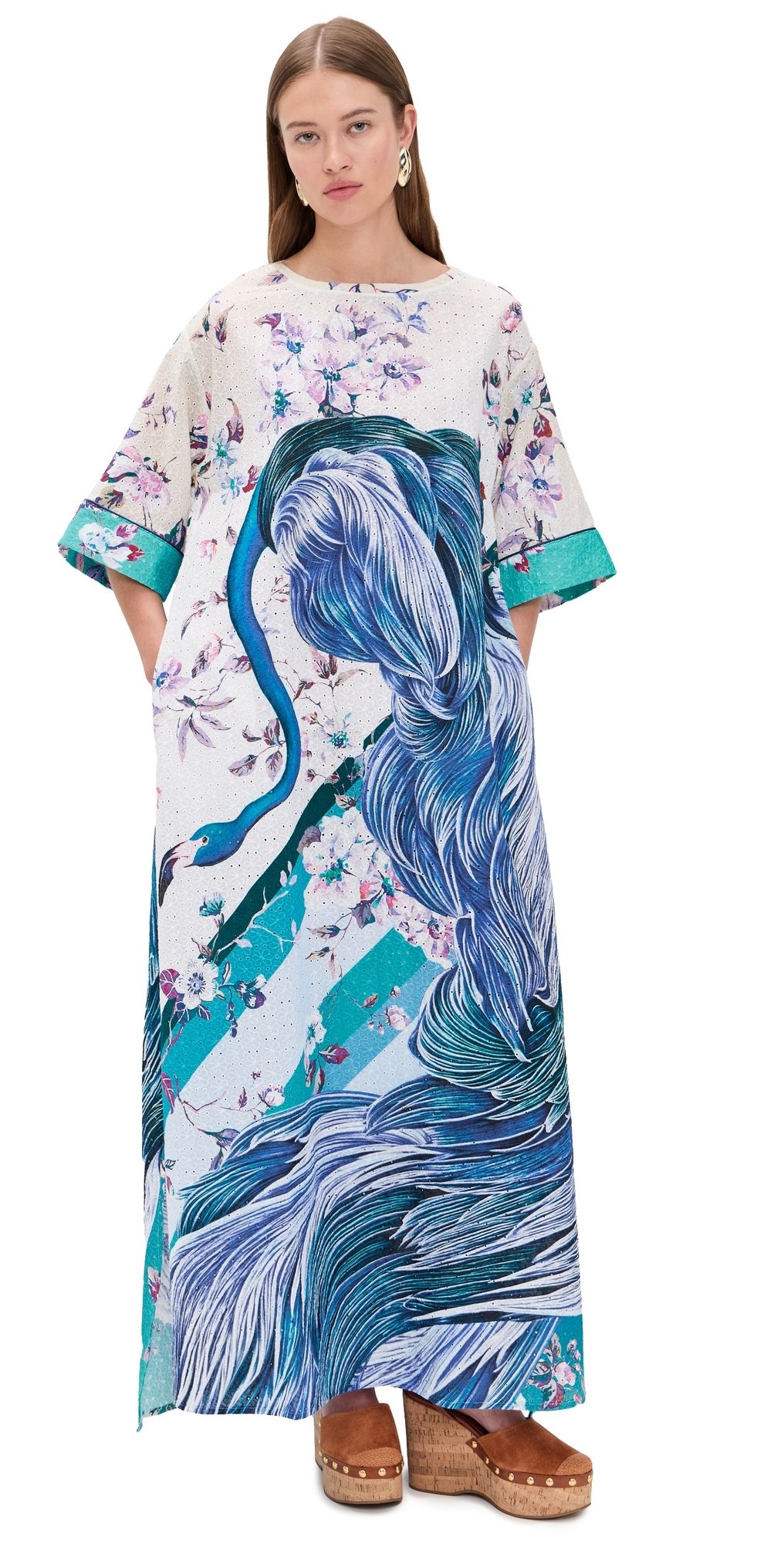 F. R.S For Restless Sleepers Eaco Dress Swan Fenicottero XS