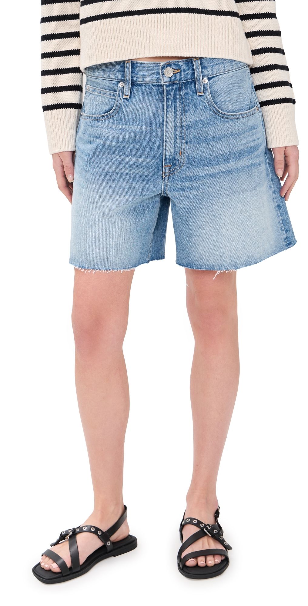 SLVRLAKE Sienna Cut Off Shorts Point Dume 31
