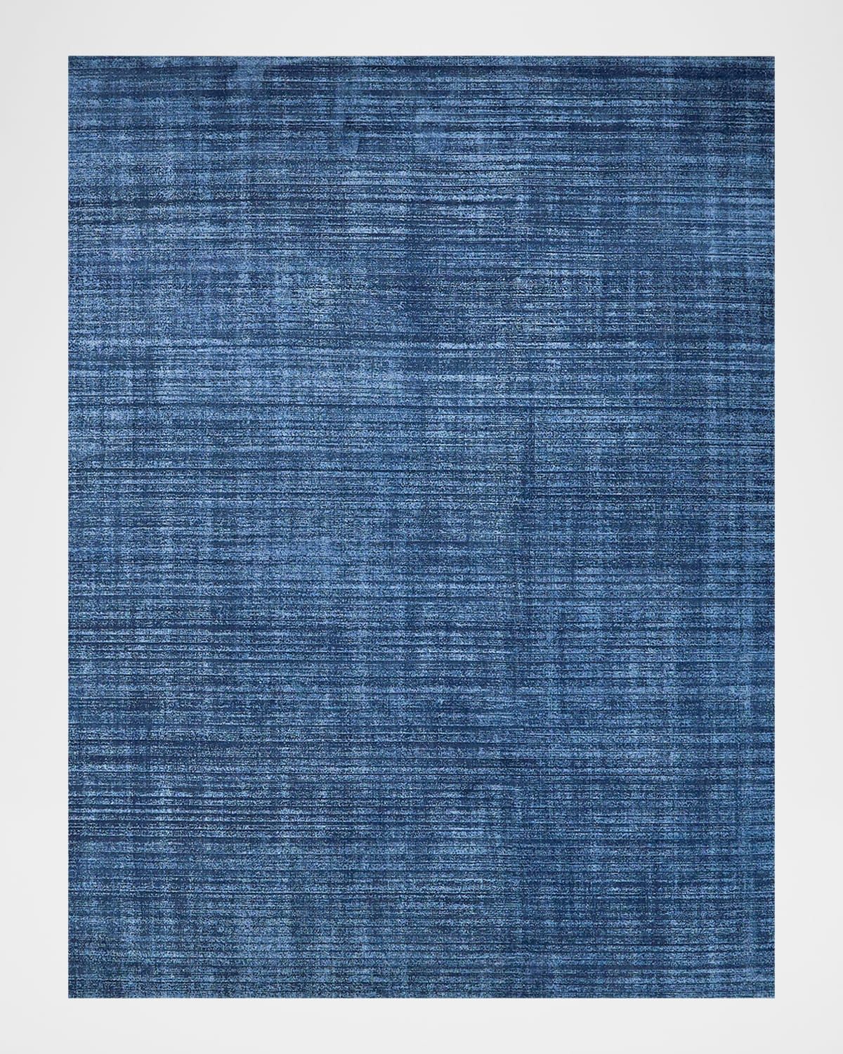Martelli Modern Hand-Loomed Navy Rug