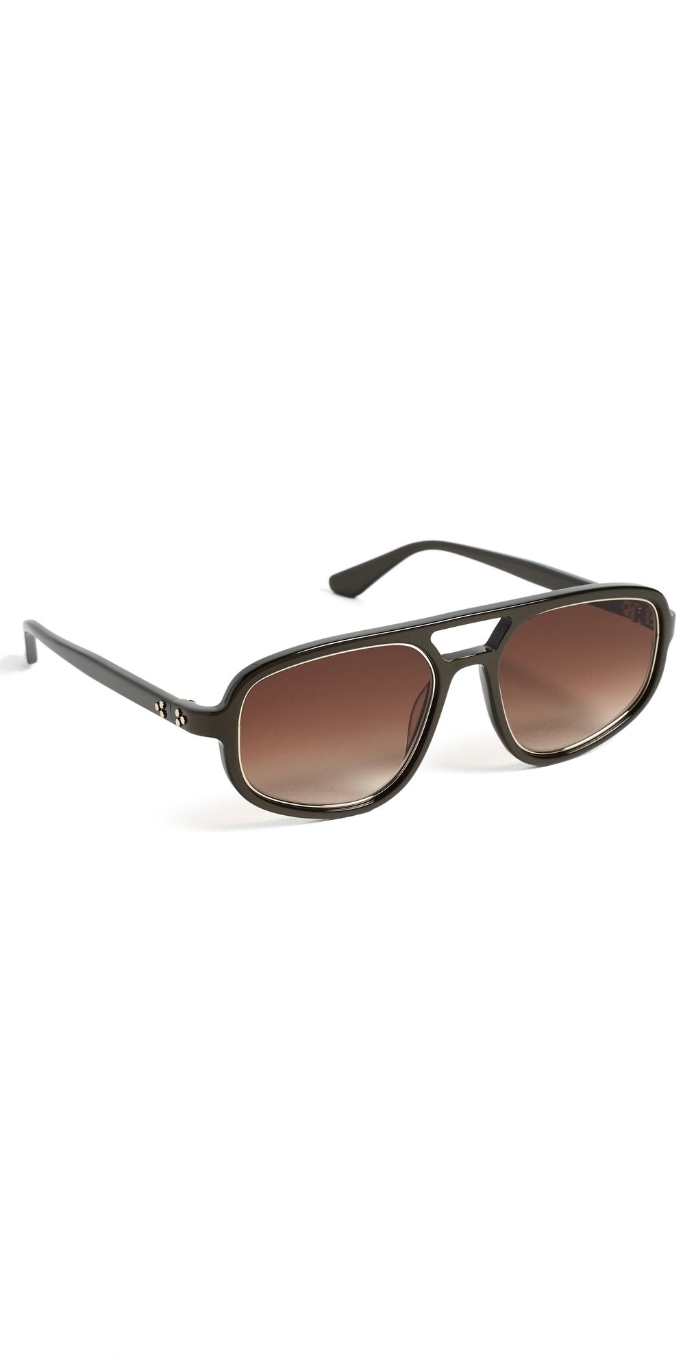 Krewe Jordan Sunglasses Bronze Metallic/12k One Size