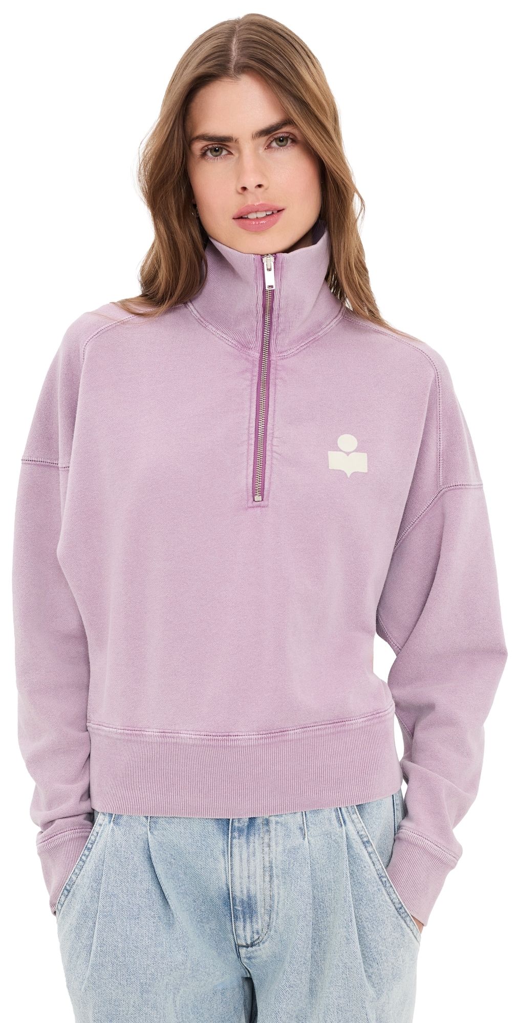 Isabel Marant Étoile Ross Sweatshirt Rosewood/Ecru 32