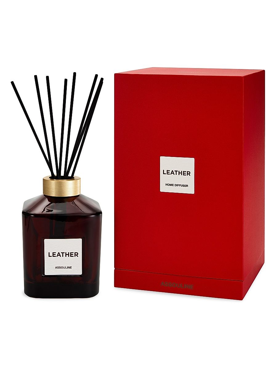 Library Leather Reed Diffuser - Brown