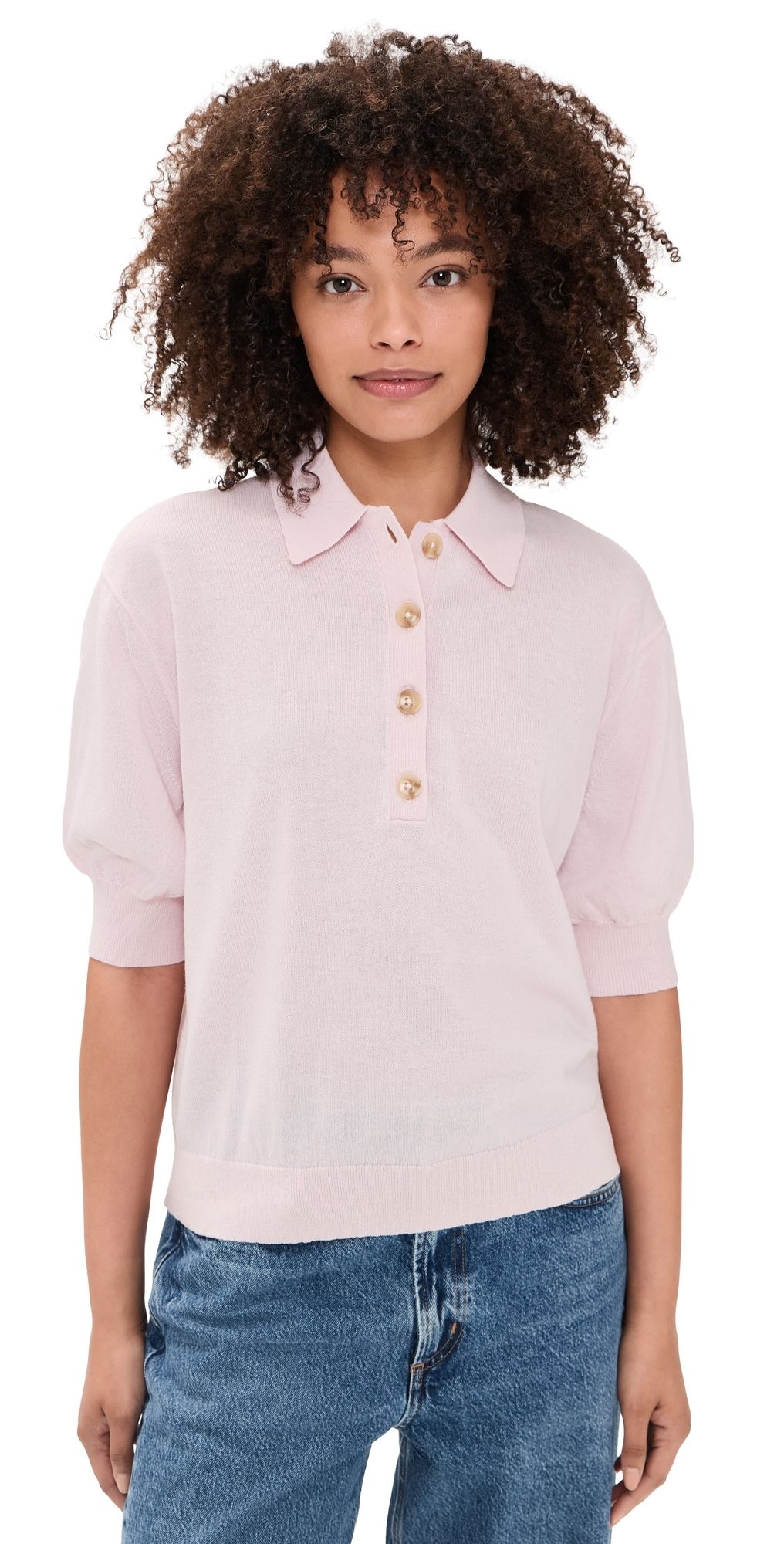 Apiece Apart Oda Polo Rosewater M