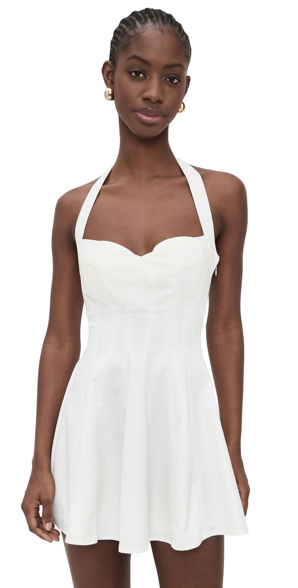 GUIZIO Juliette Twill Halter Dress Ballet Slipper XXL