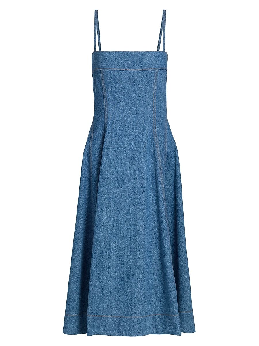 Women's Pippa Denim Midi-Dress - Serenade - Size 4
