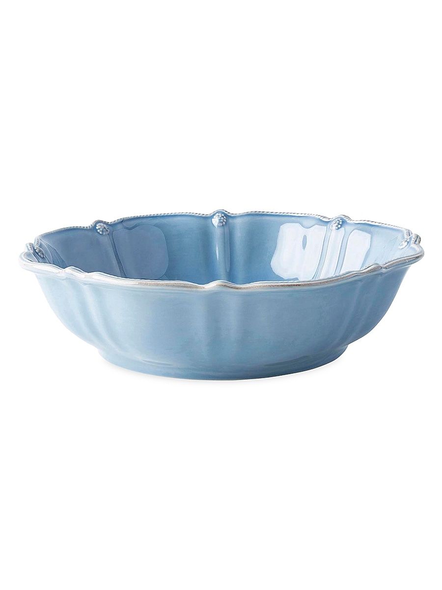 Berry & Thread Serving Bowl/13" - Chambray