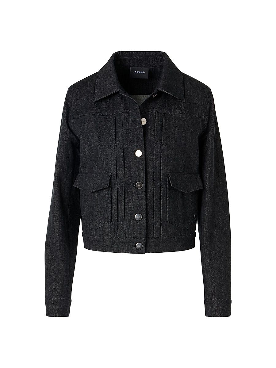 Women's Hilbert Denim Jacket - Black Denim - Size 2