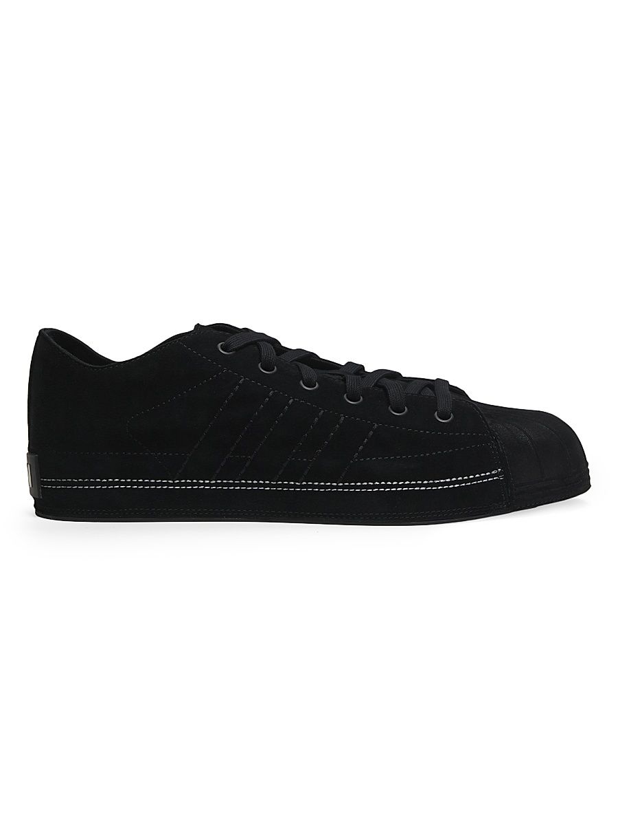 Men's adidas Y-3 x The NBHD Nizzastar Suede Low-Top Sneakers - Black - Size 11