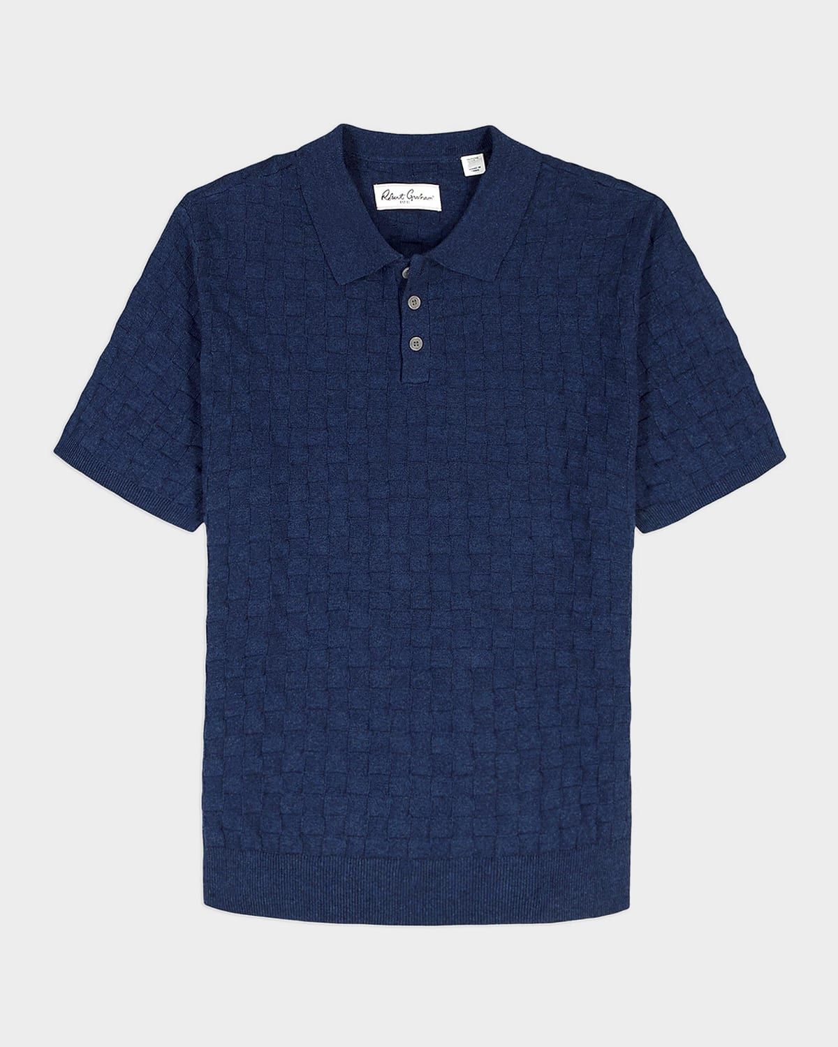 Men & apos;s Hampson Basketweave Polo Sweater
