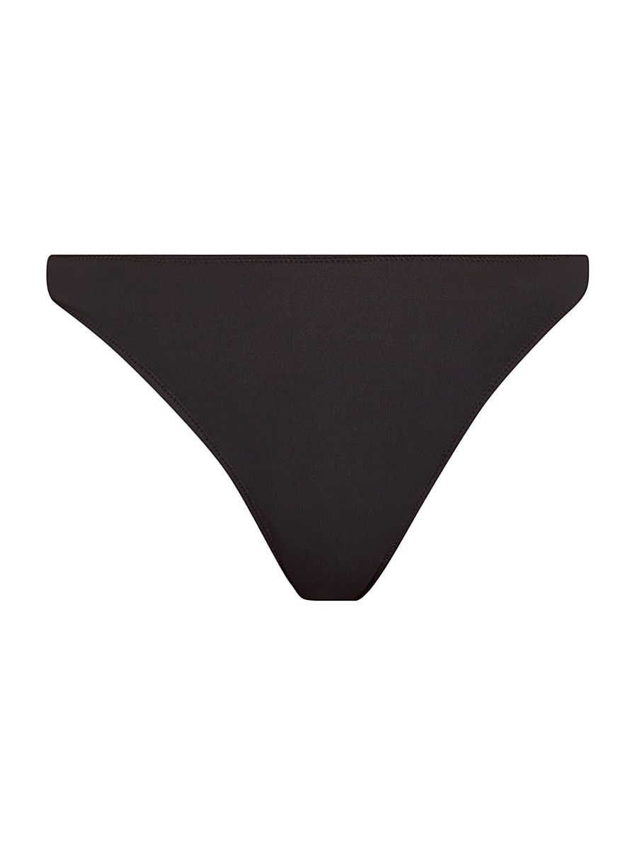 Women's Echauffe Keyhole Cut-Out Thong - Black - Size Large