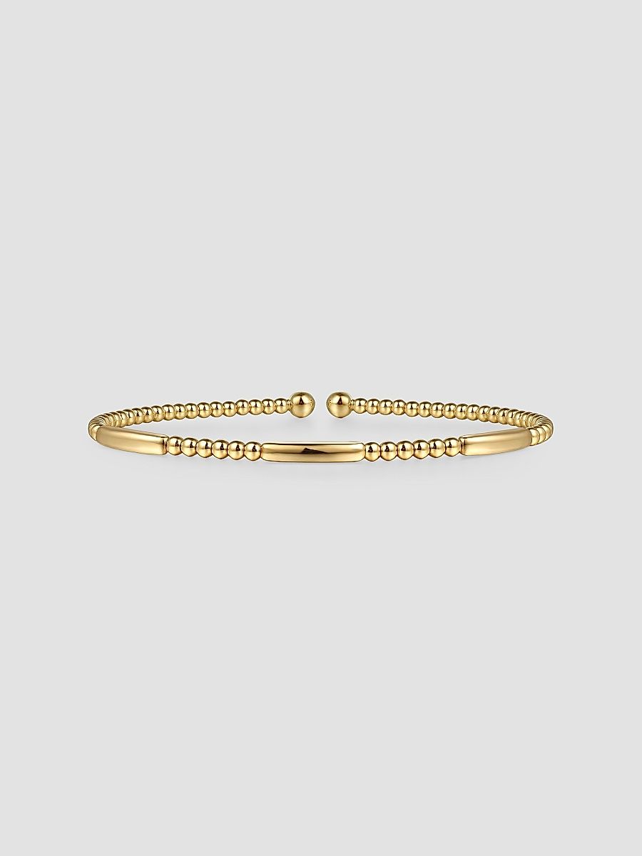 Gabriel & Co Women's Bujukan 14K Yellow Gold Bangle Bracelet - Yellow Gold - Size 5.75