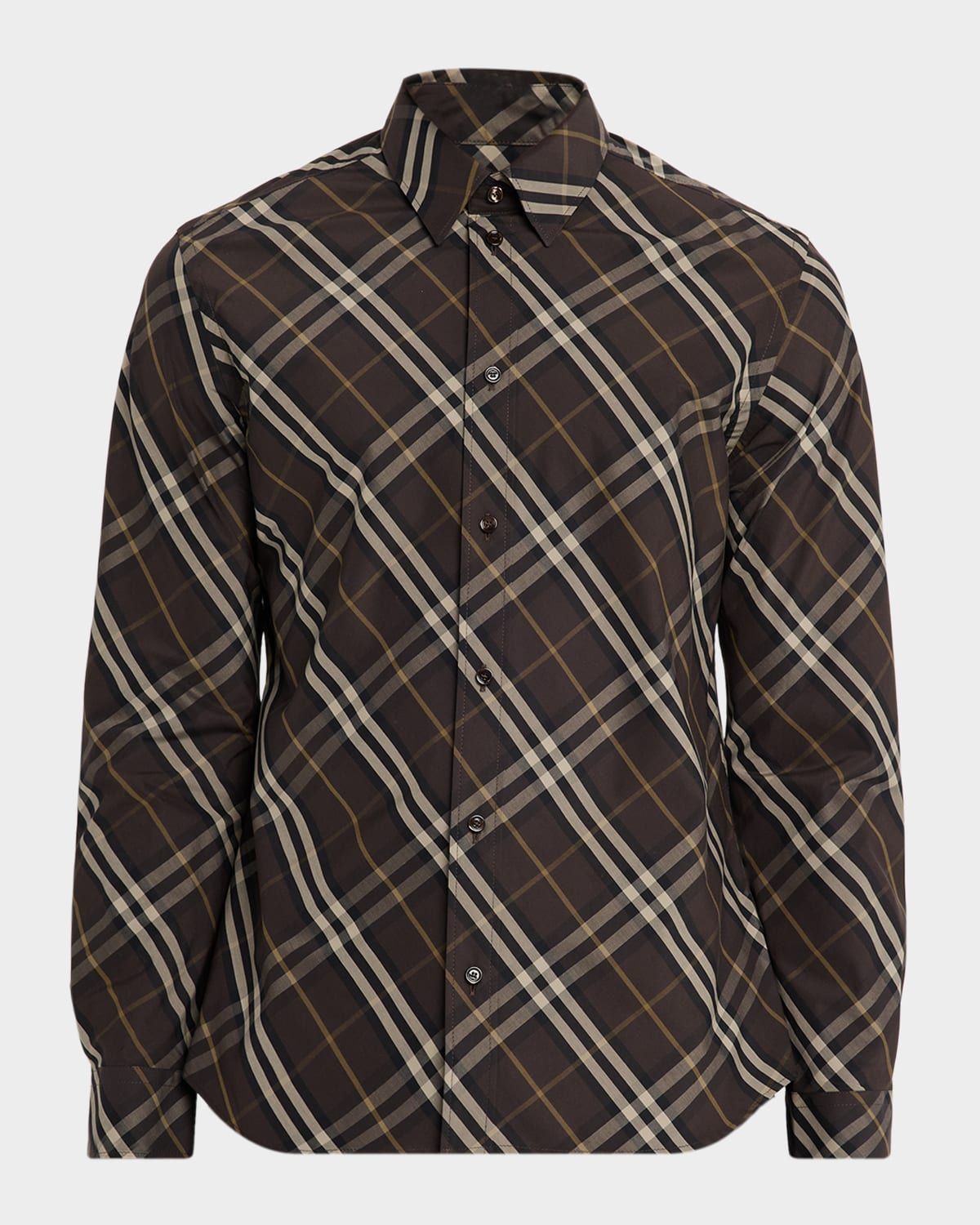 Men & apos;s Robert Relaxed Fit Check Cotton Flannel Shirt