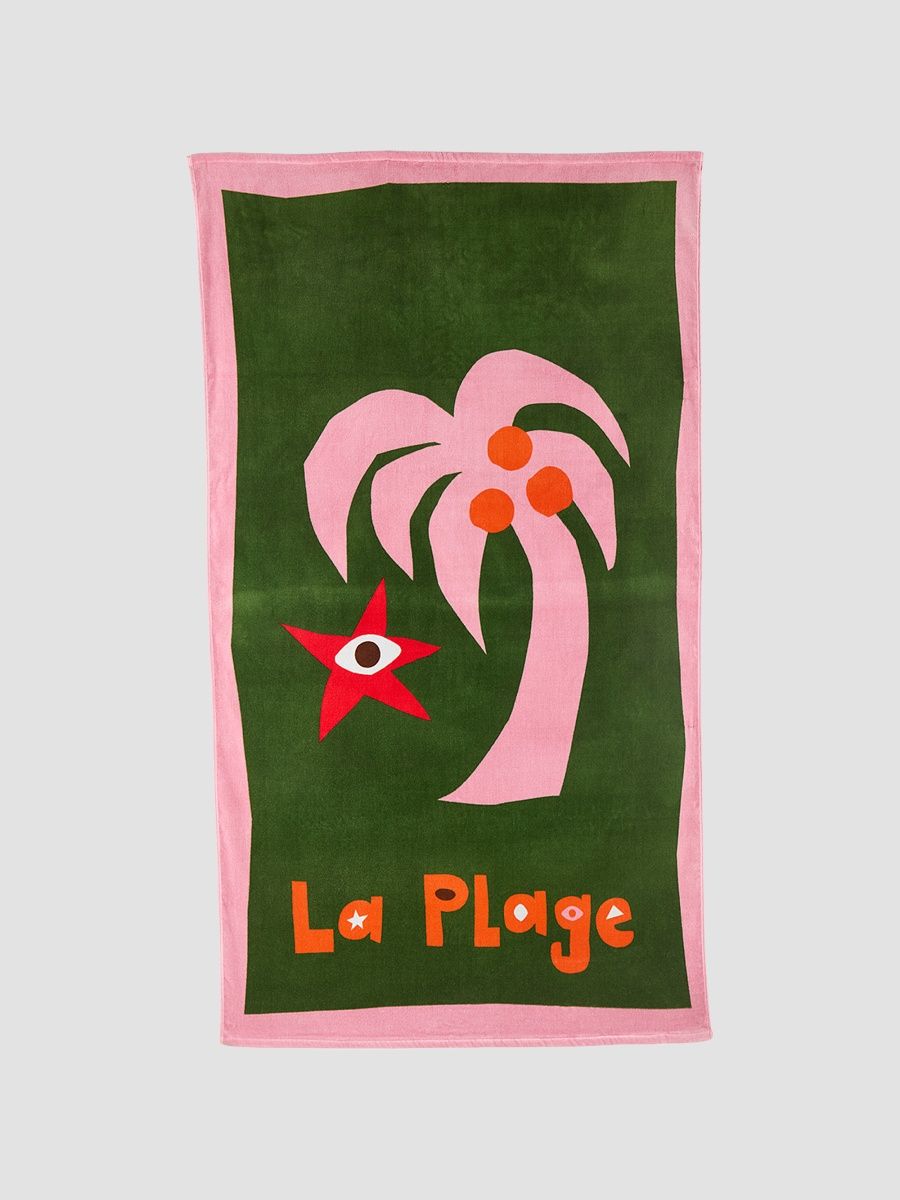 Jonathan Adler Playa La Plage Cotton Towel - Green