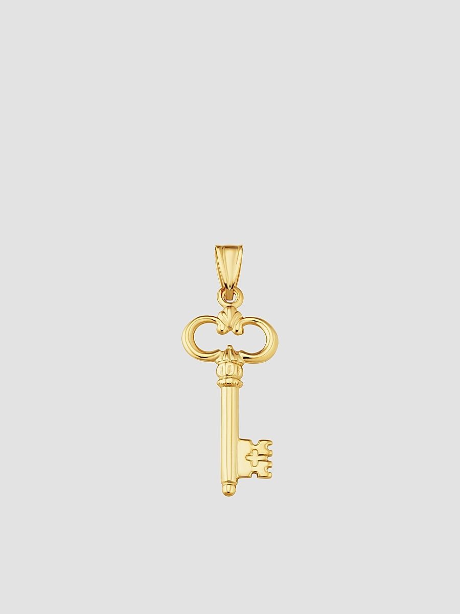 Women's Maison Pendant Charm in 14K Yellow Gold - Gold