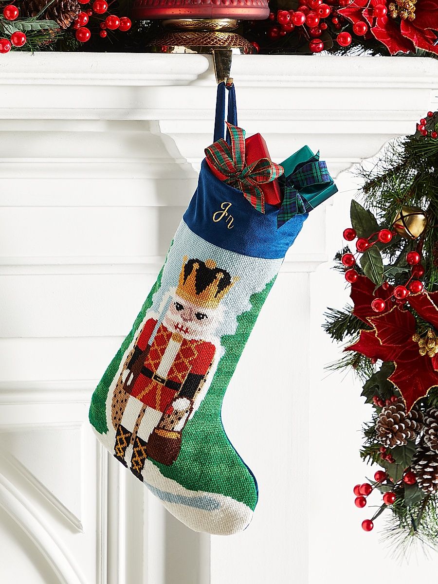 Bauble Stocking x Sainty Nelsen Nutcracker Stocking