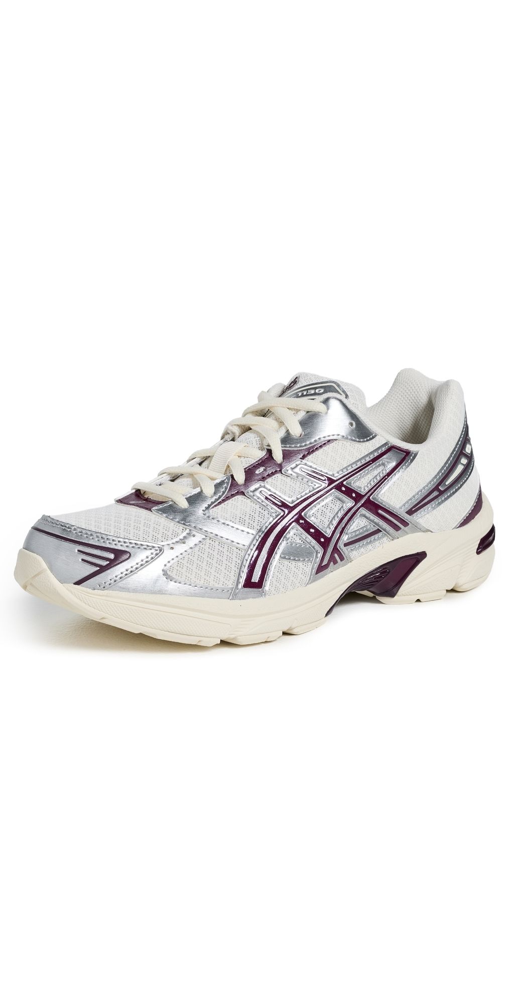 ASICS GEL-1130 Sneakers Cream/Benimo Purple M 4.5/ W 6