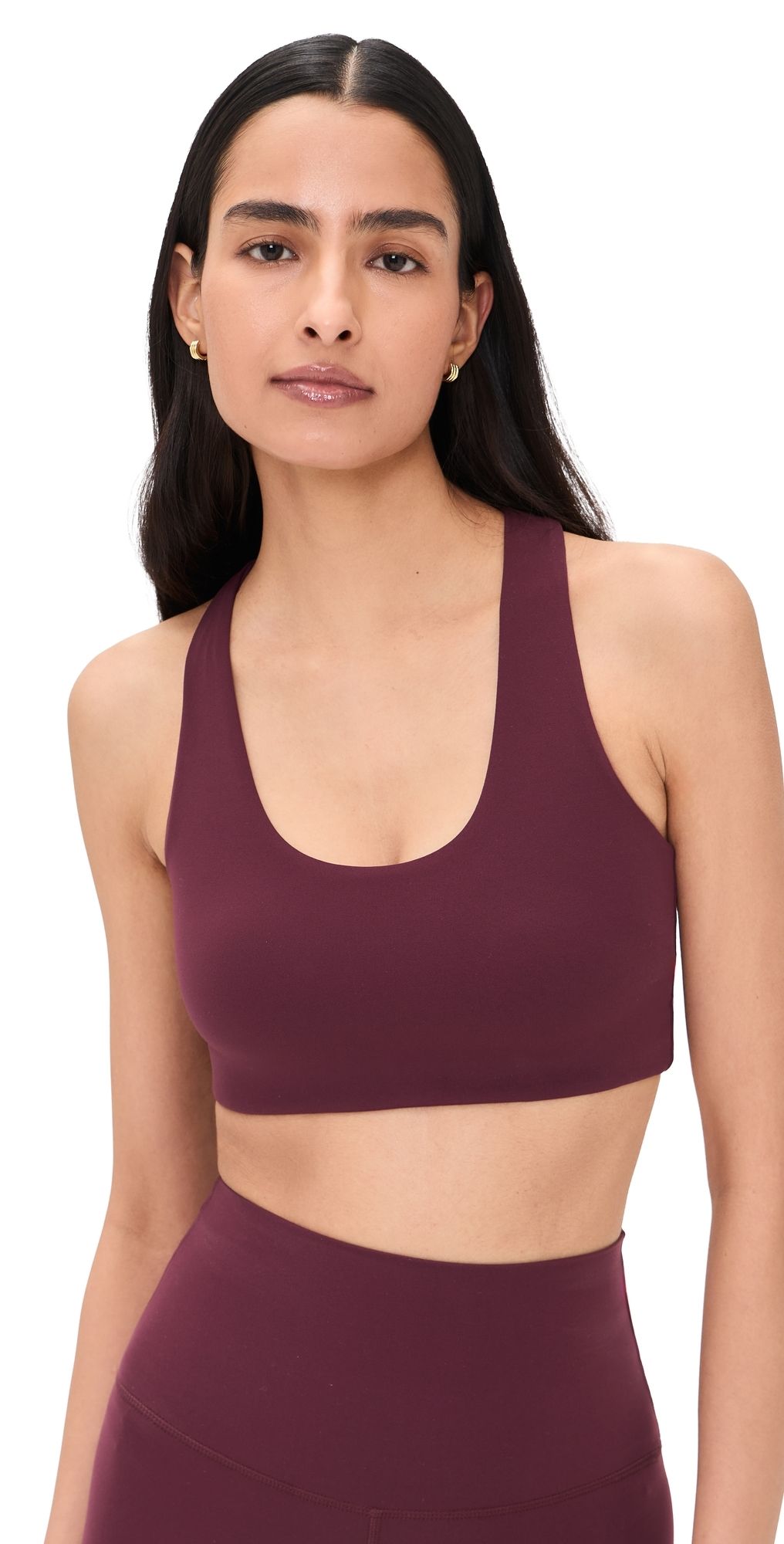 Splits59 Sara Airweight Bra DK CHERRY XS