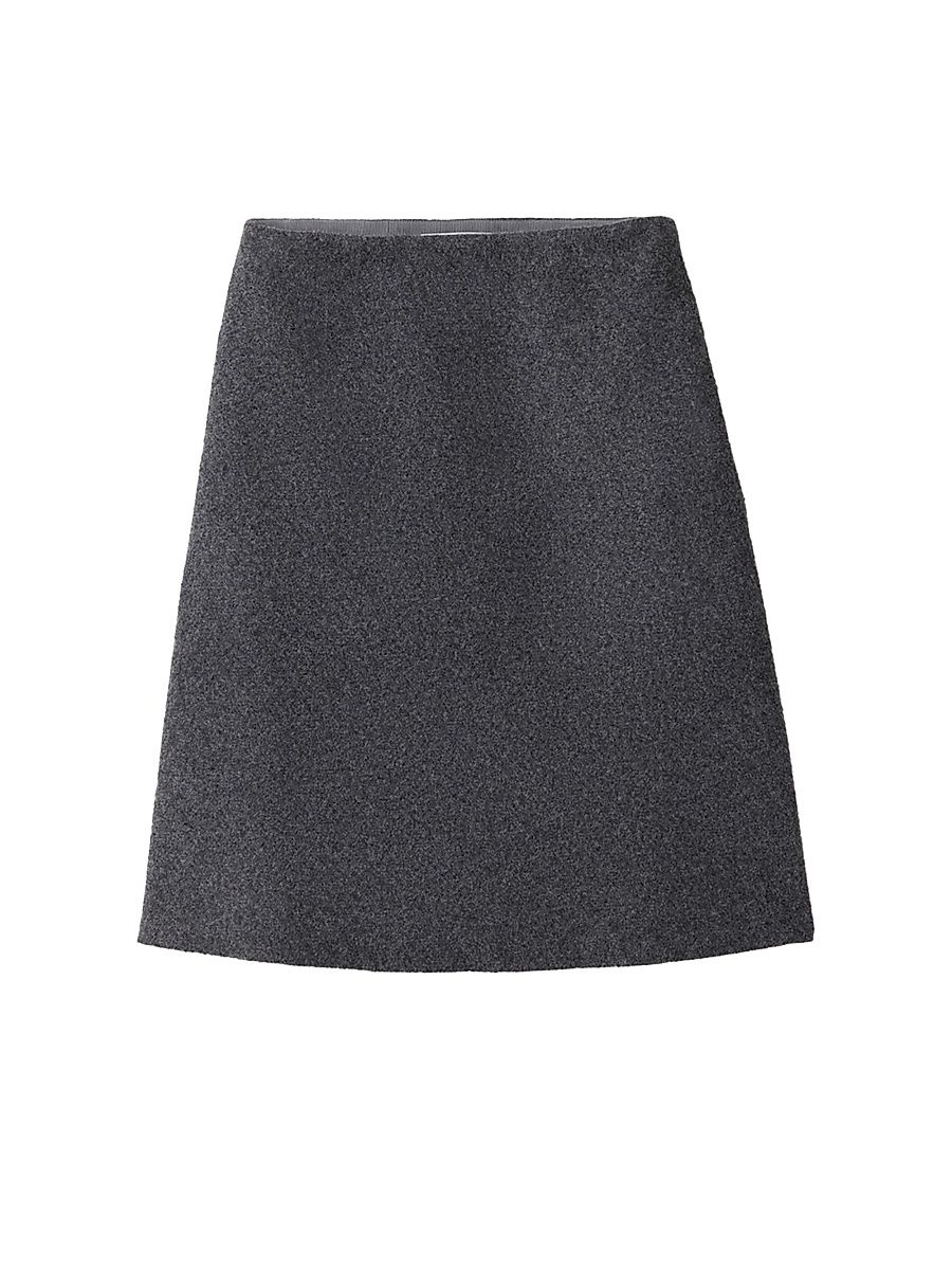 Women's Shetland Wool Skirt - Grey - Size 6