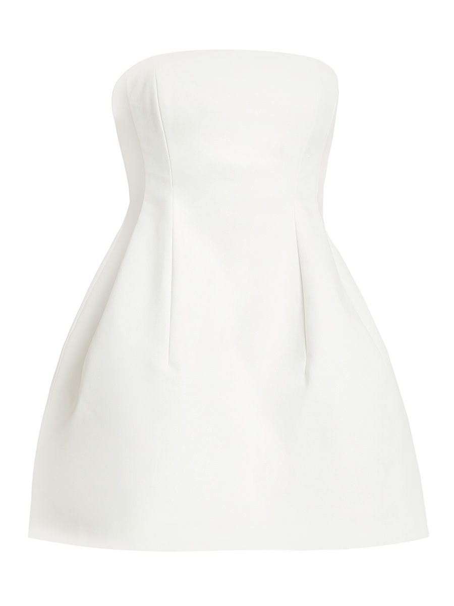 Women's Arta Bustier A-Line Minidress - White - Size 10