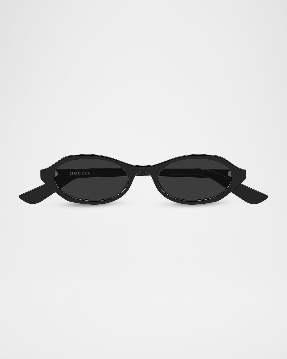 51mm Acetate Oval Sunglasses