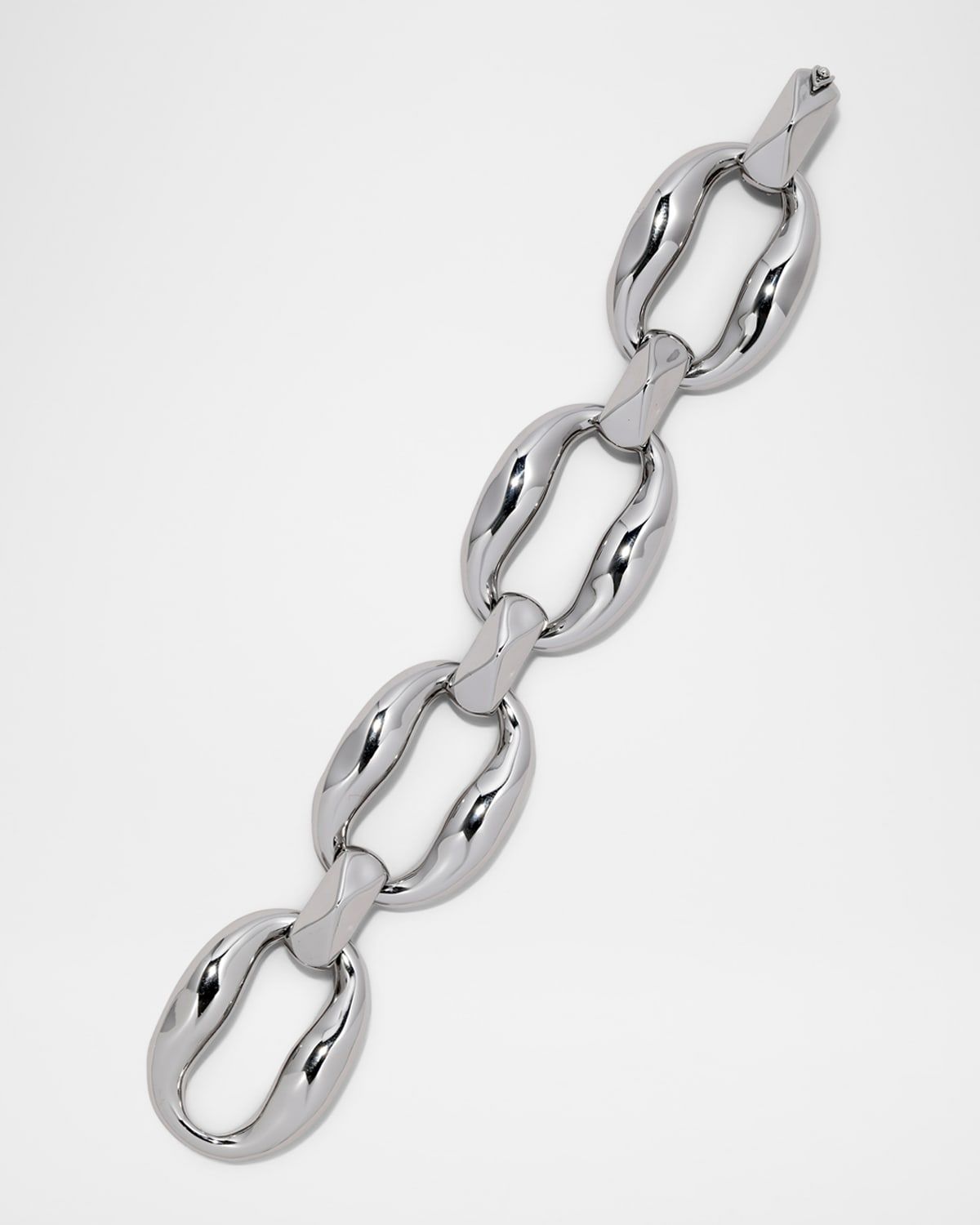 Molten Silver Link Bracelet