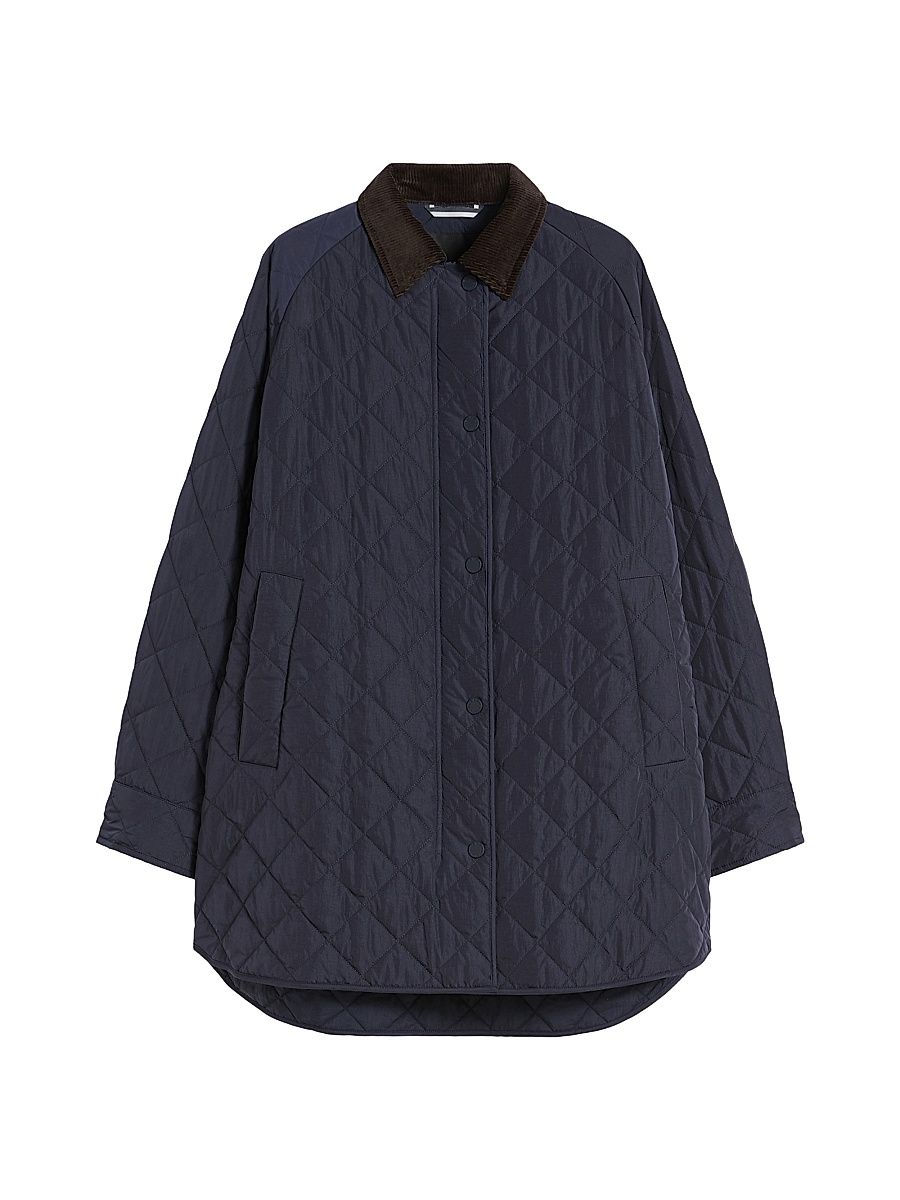 Women's Water Repellent Taffeta Jacket - Navy - Size 10