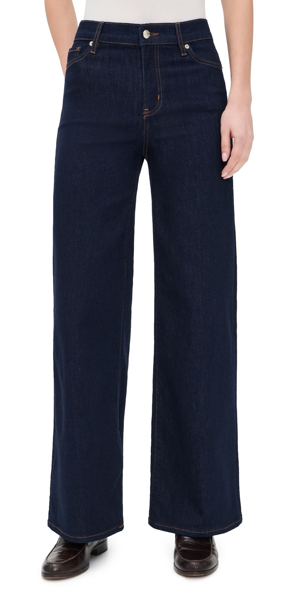 FRAME Le Slim Palazzo Jeans Rinse 24