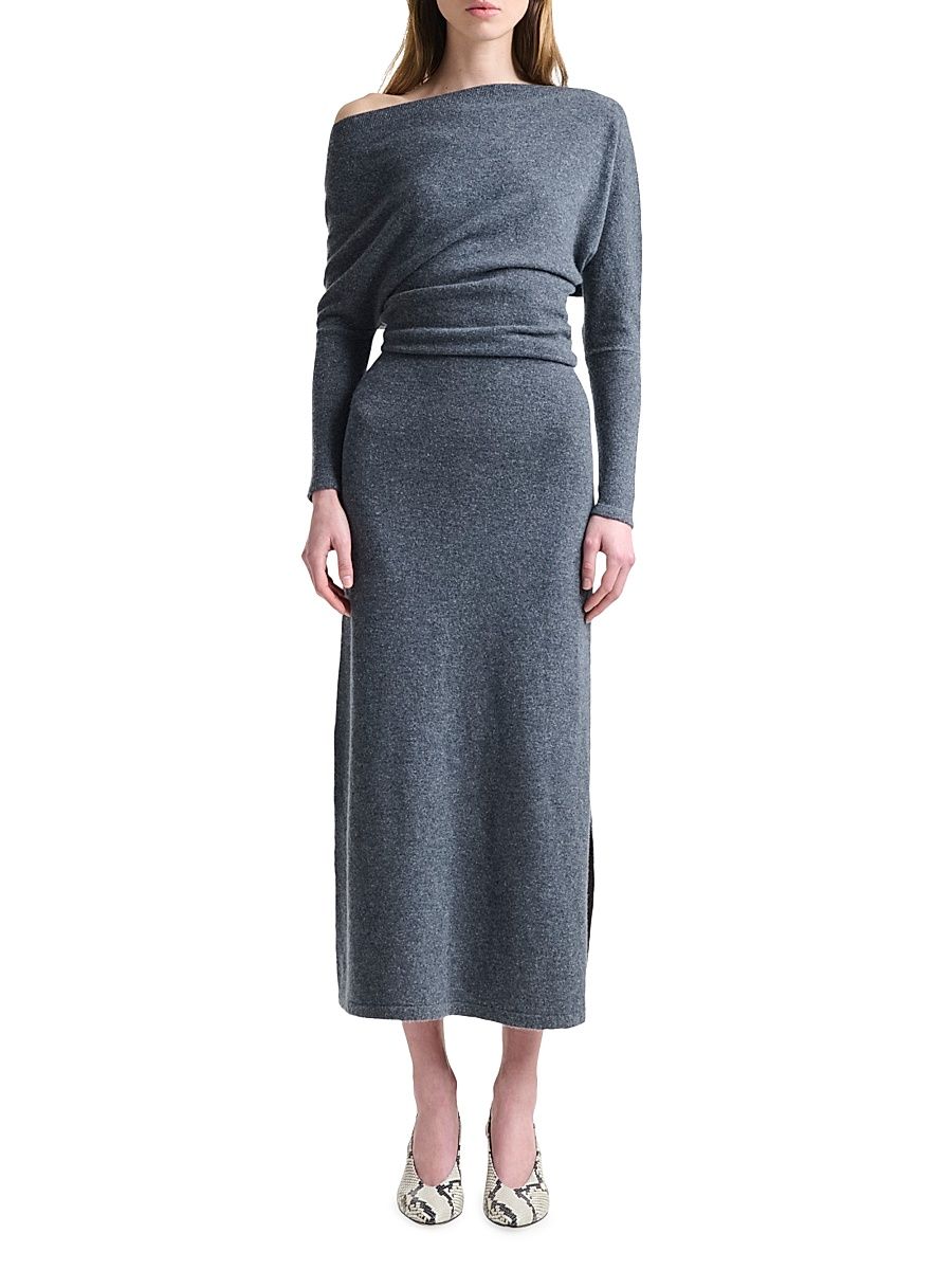 Women's Kasos Cashmere Midi-Dress - Jetmel - Size Large