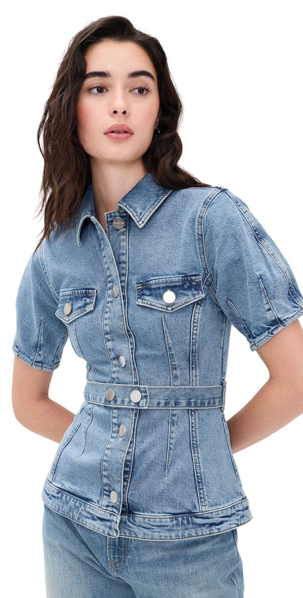 ALIGNE Jette Denim Shirt Lightwash 2