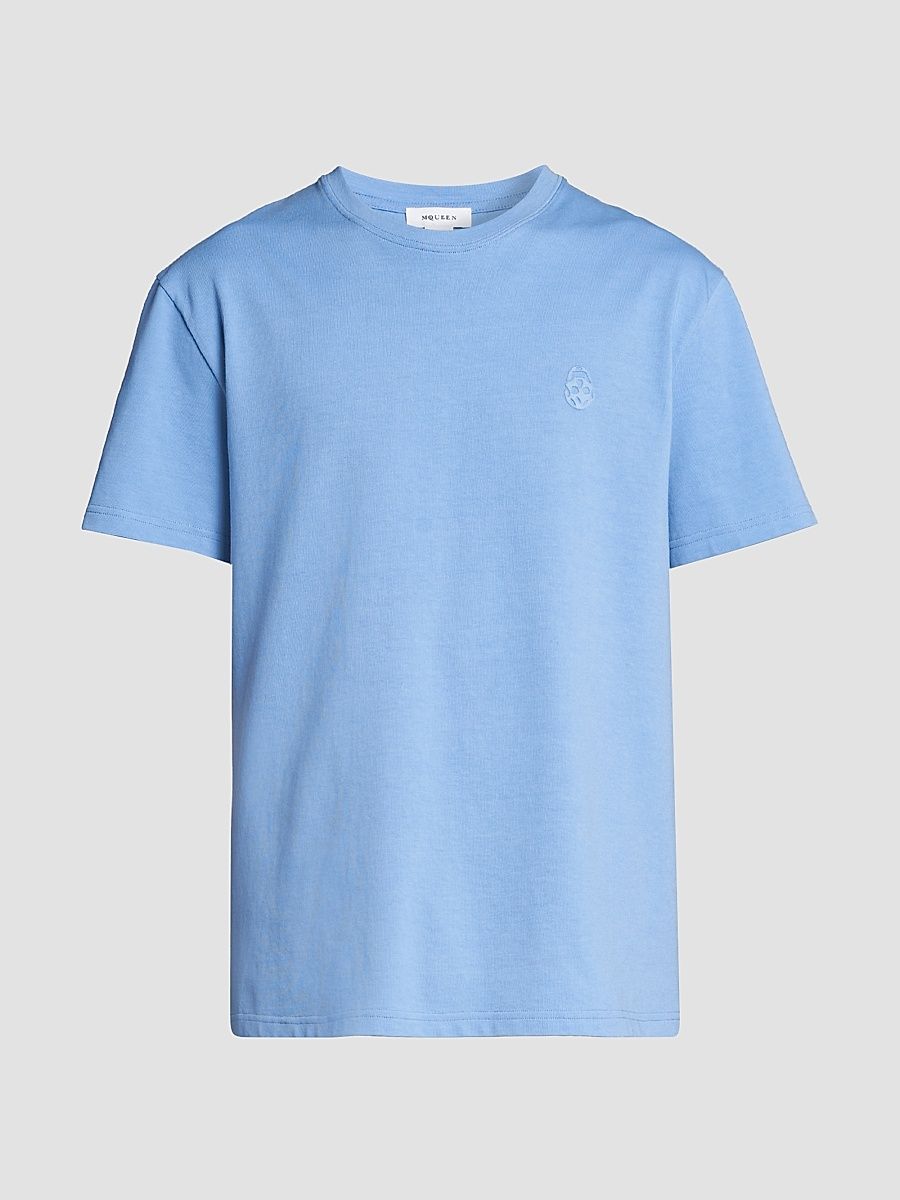 Men's Cotton Jersey Crewneck T-Shirt - Bath House Blue - Size XXL