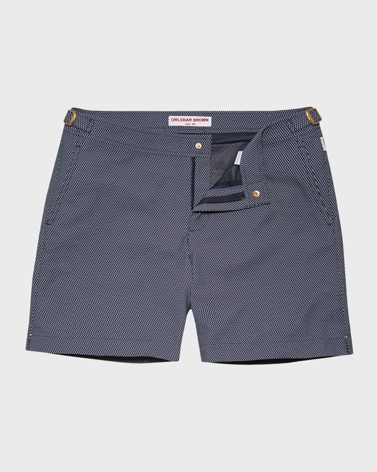 Men & apos;s Bulldog Jacquard Swim Shorts