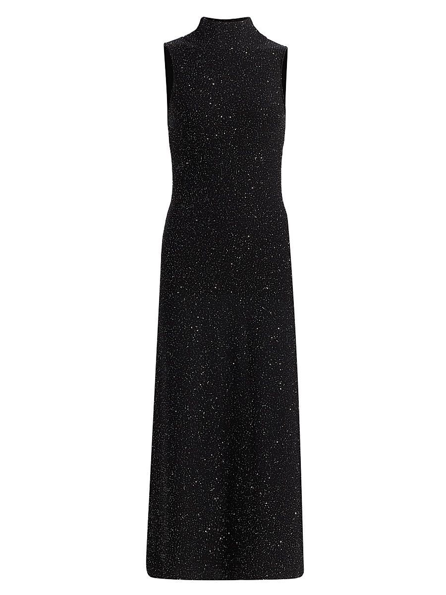 Women's Marian Embellished Midi-Dress - Black - Size XL
