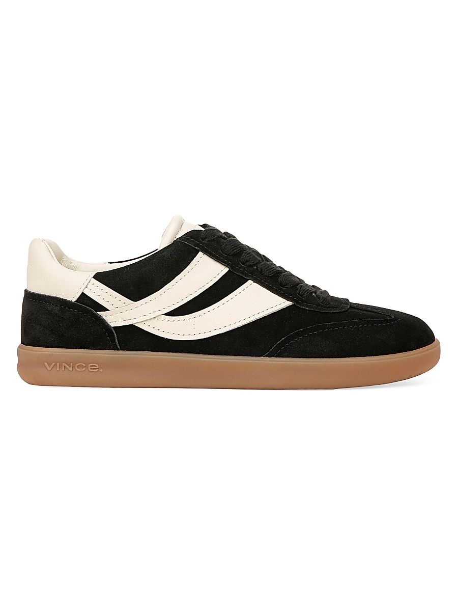 Women's Oasis Suede Low-Top Sneakers - Black - Size 9