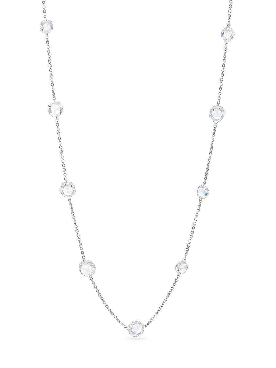 Women's Ethereal 18K White Gold & 2.46 TCW Diamond Station Necklace - White Gold