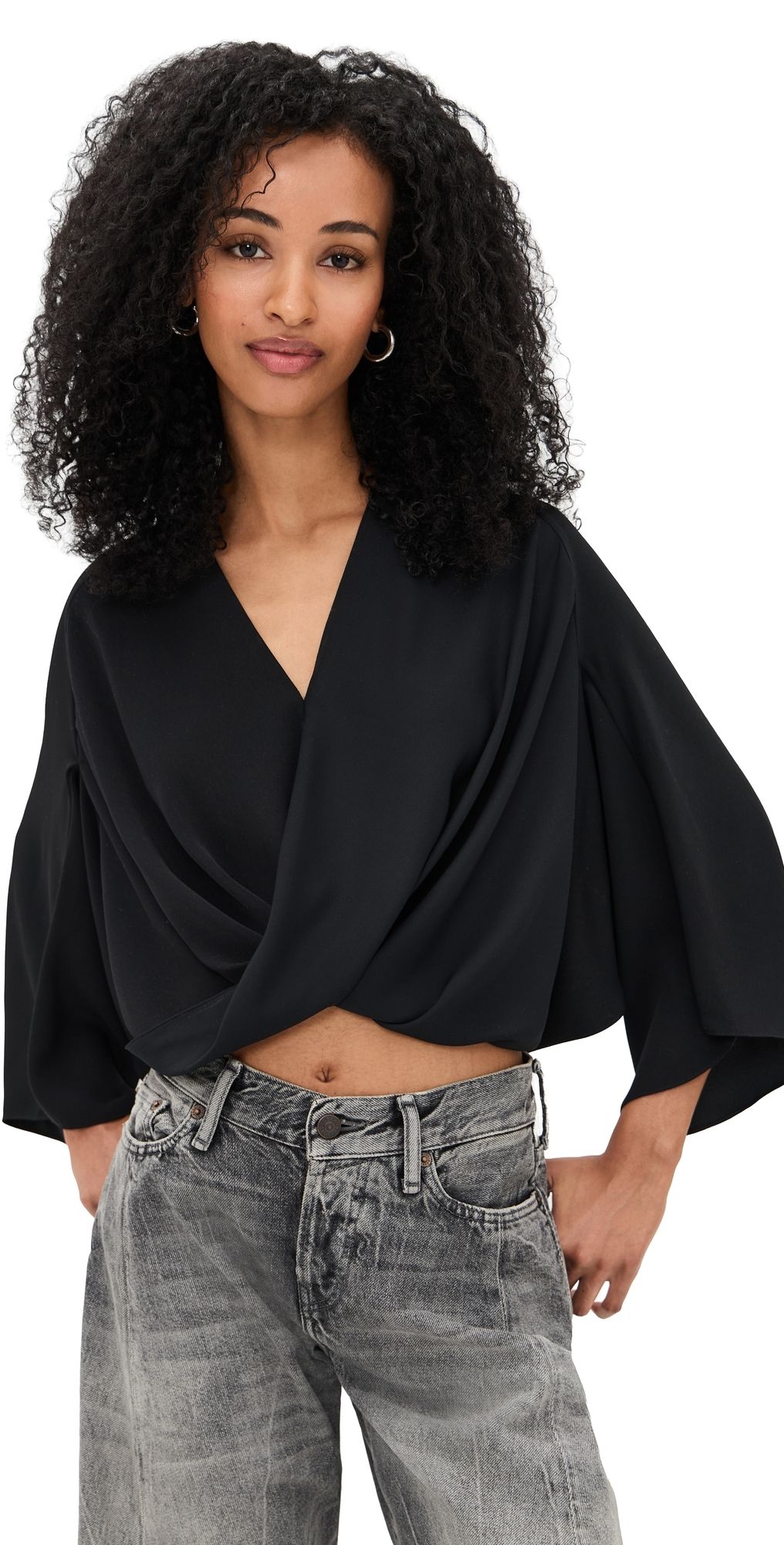 MM6 Maison Margiela Long Sleeved Top Black 42