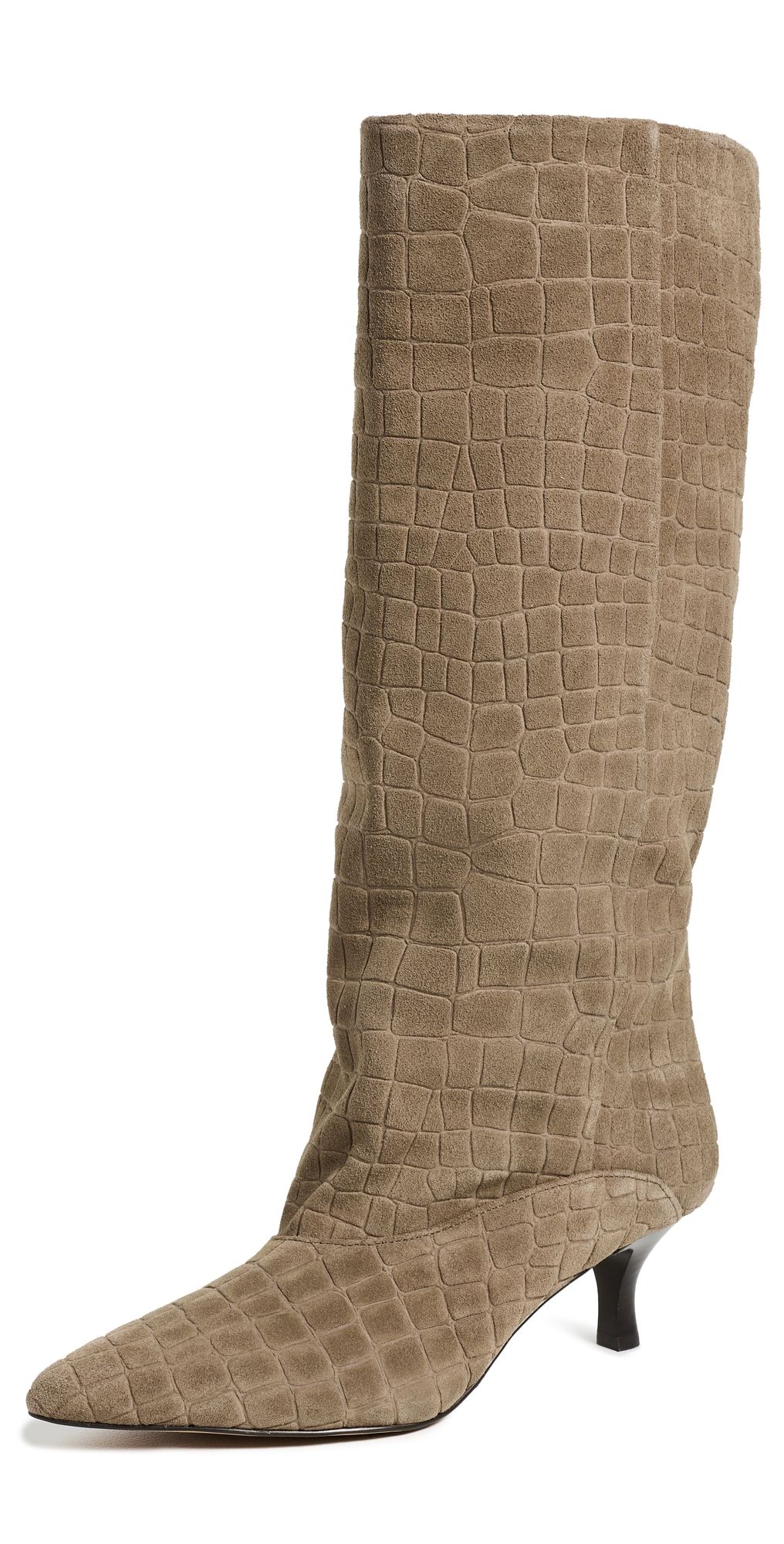 Dolce Vita Roxla Boots Taupe Suede 9