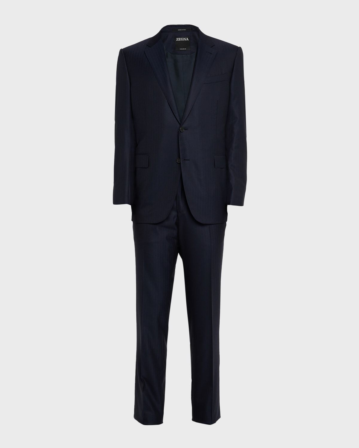 Men & apos;s Wool Tonal Stripe Two-Piece Suit