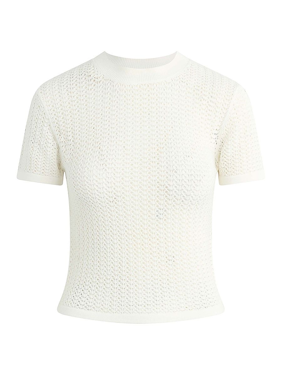 Women's The Crochet Baby T-Shirt - Ecru - Size XS