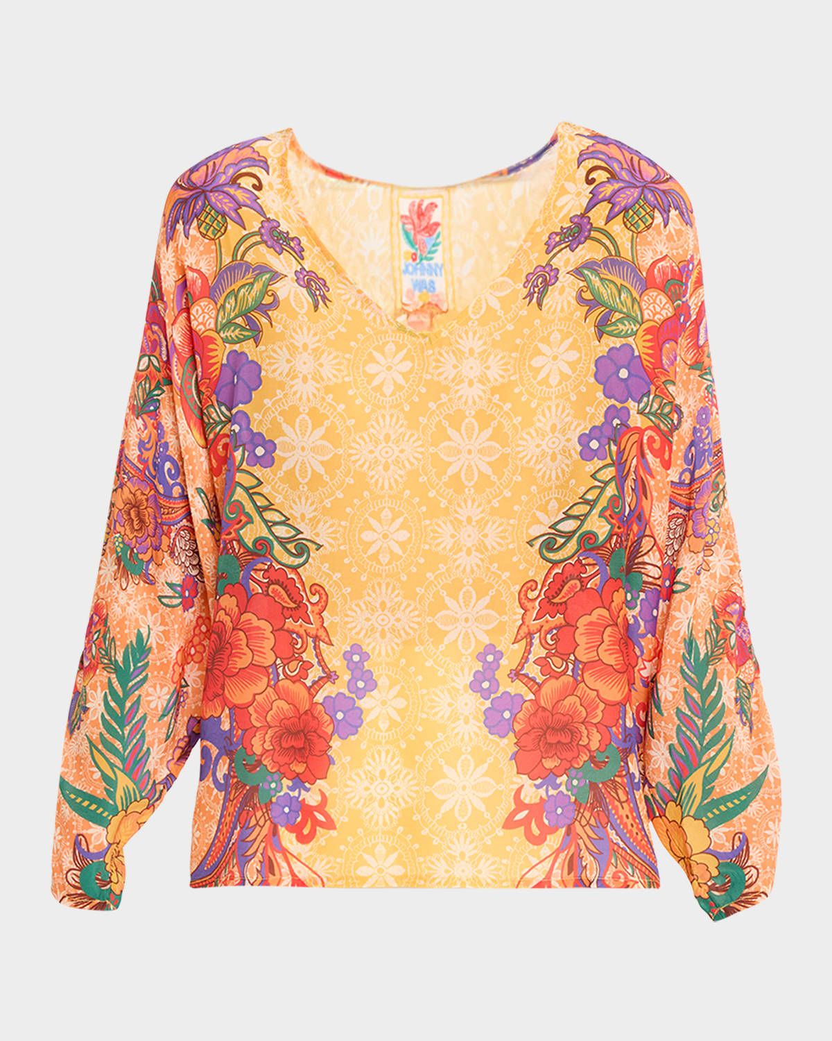 Erykah Floral-Print Blouse