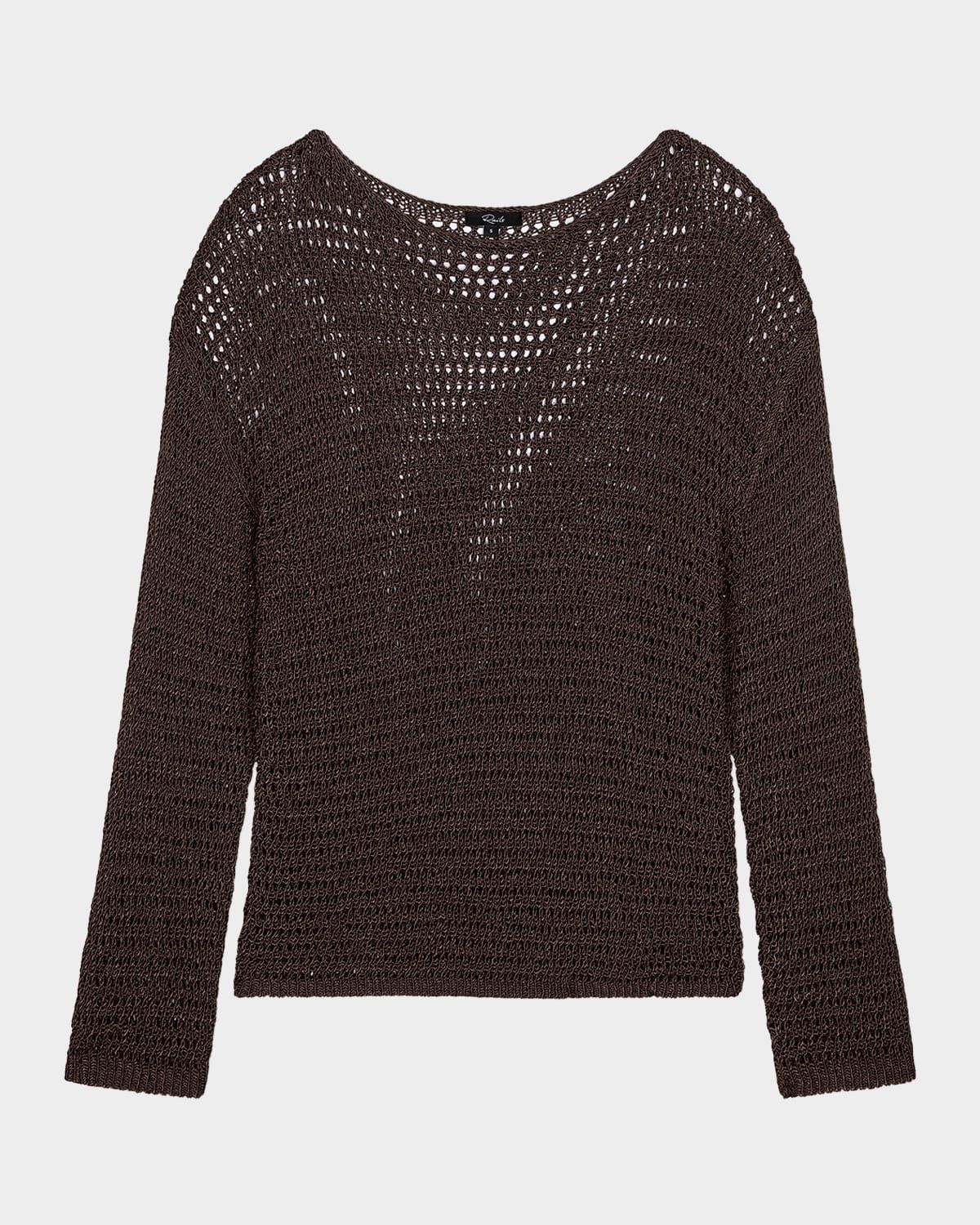 Evangeline Open-Weave Sweater