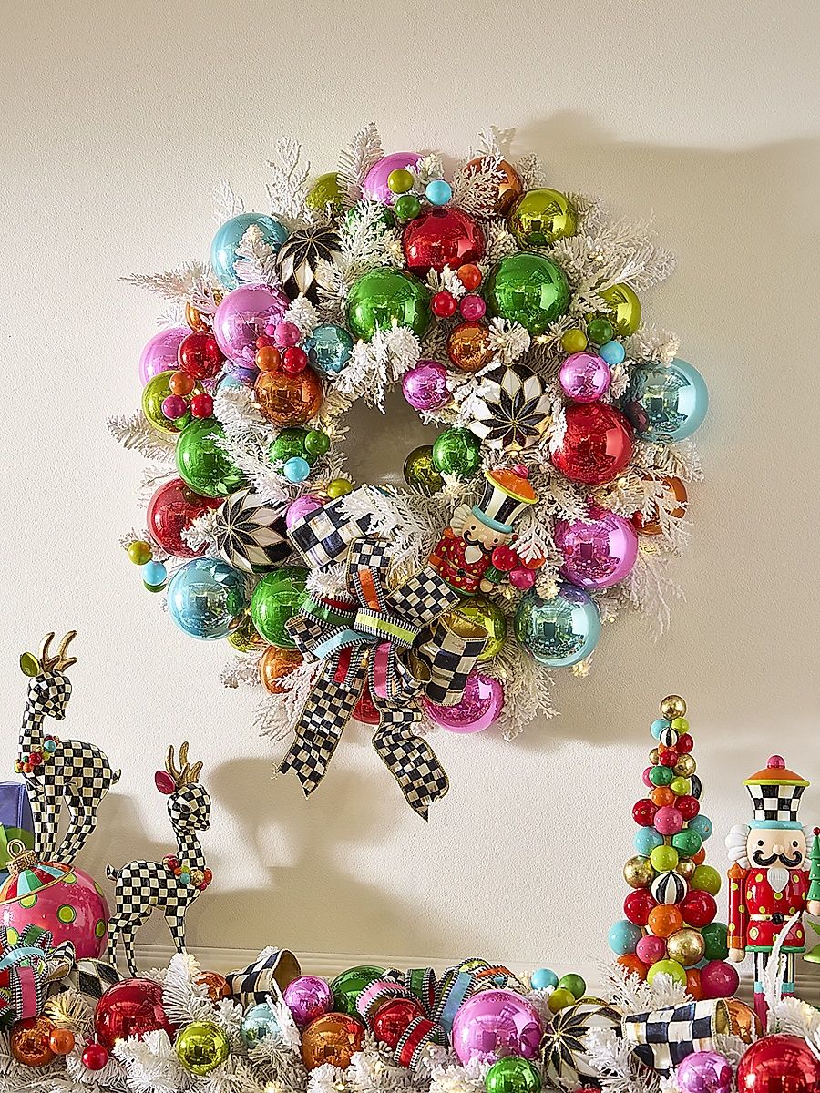 Confetti Christmas Wreath